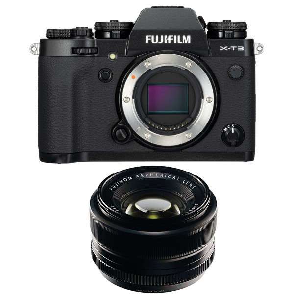 Cámara mirrorless Fujifilm XT3 Negro + Fujinon XF 35mm f1.4 R-4