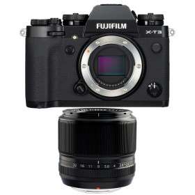 Cámara mirrorless Fujifilm XT3 Negro + Fujinon XF 60mm f2.4 R-4