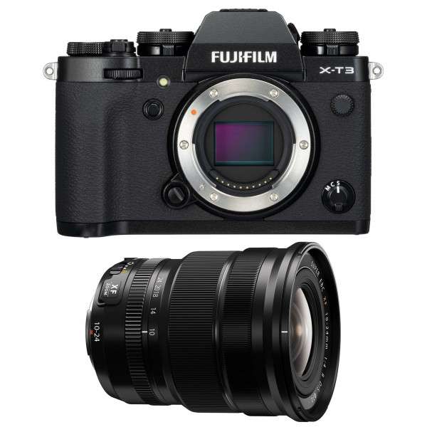 Cámara mirrorless Fujifilm XT3 Negro + Fujinon XF 10-24mm F4 R OIS-4