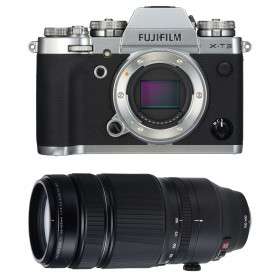 Cámara mirrorless Fujifilm XT3 Plata + Fujinon XF 100-400mm F4.5-5.6 R LM OIS WR Negro-4