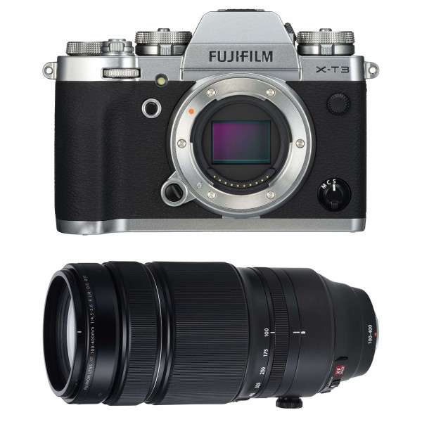 Fujifilm X-T3 Silver + Fujinon XF 100-400mm F4.5-5.6 R LM OIS WR Black-4