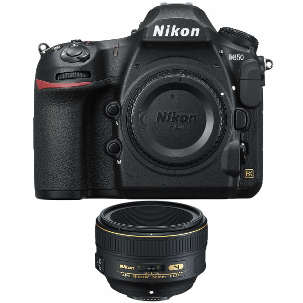 Nikon D850 Cuerpo + AF-S Nikkor 58mm f/1.4G - Cámara reflex-11