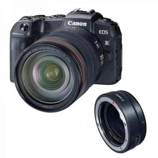 Canon EOS RP + RF 24-105mm f/4L IS USM + EF-EOS R | 2 Years Warrant...
