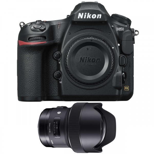 Nikon D850 Body Sigma 14mm F1 8 Dg Hsm Art 2 Years Warranty M