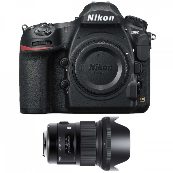 Nikon D850 Cuerpo + Sigma 24mm F1.4 DG HSM Art - Cámara reflex-11