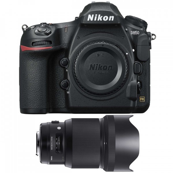 Nikon D850 body + Sigma 85mm F1.4 DG HSM Art | 2 Years Warranty | M...