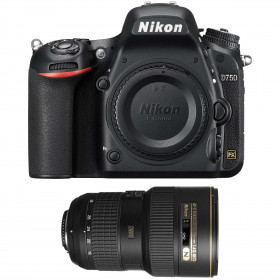 Appareil photo Reflex Nikon D750 Nu + AF-S Nikkor 16-35mm F4G ED VR-8