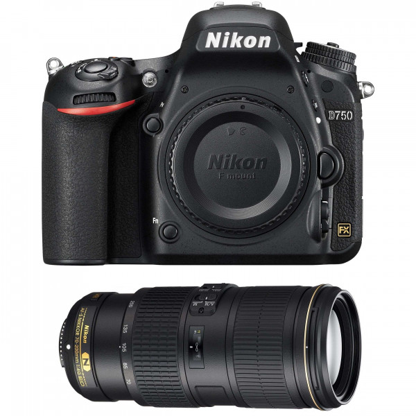 Nikon D750 Body + AF-S Nikkor 70-200mm f/4G ED VR-8