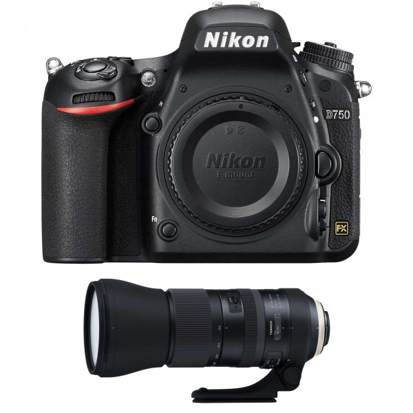 Cámara Nikon D750 Cuerpo  + Tamron SP 150-600mm F5-6.3 Di VC USD G2-8