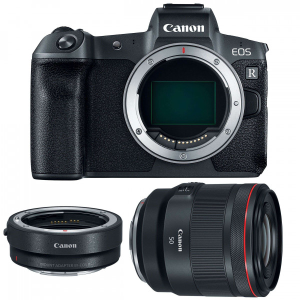 Canon R + RF 50mm f/1.2L USM + Canon EF R - Cámara mirrorless-4