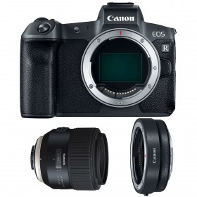 Cámara mirrorless Canon R + Tamron SP 85mm F/1.8 Di VC USD + Canon EF R-4