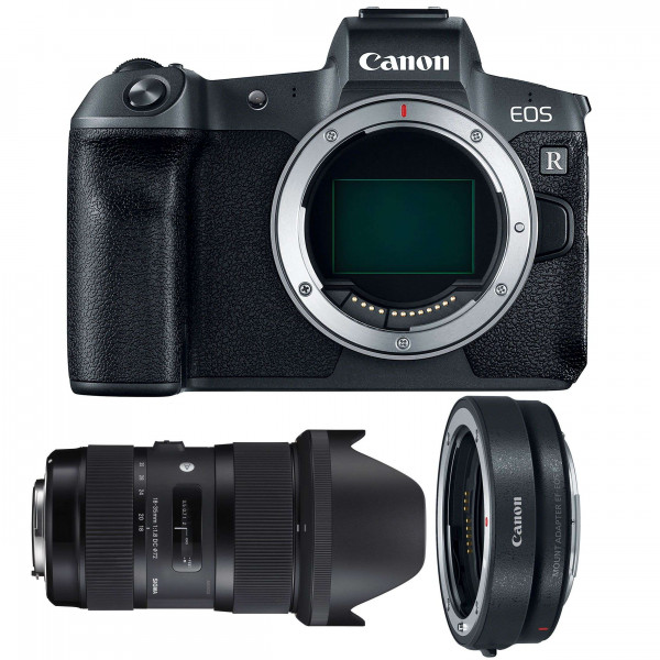 Canon EOS R + Sigma 18-35mm F1.8 DC HSM Art + Canon EF EOS R-4
