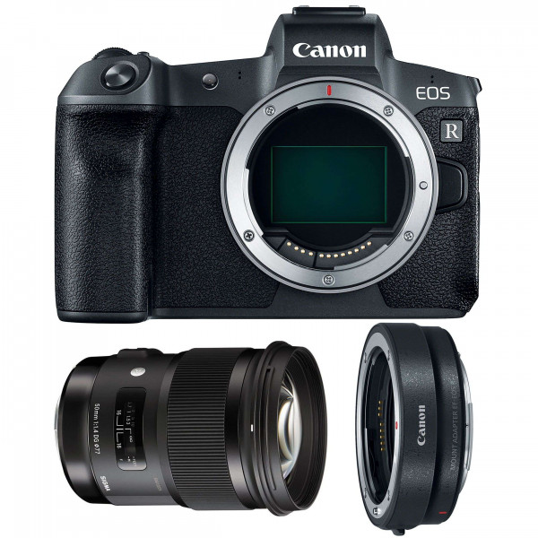 Canon EOS R + Sigma 50mm F1.4 DG HSM Art + Canon EF EOS R-4