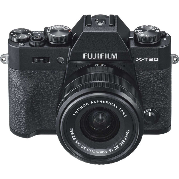Appareil photo hybride Fujifilm XT30 Noir + XC 15-45mm F3.5-5.6 OIS PZ Noir-3