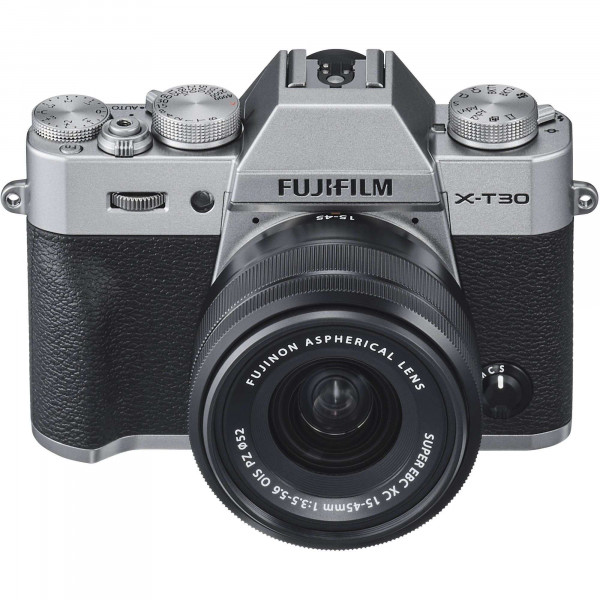 Cámara mirrorless Fujifilm XT30 Silver + XC 15-45mm f/3.5-5.6 OIS PZ-4