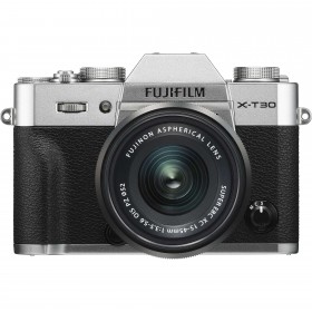 Cámara mirrorless Fujifilm XT30 Silver + XC 15-45mm f/3.5-5.6 OIS PZ-8