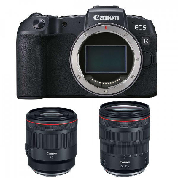 Cámara mirrorless Canon RP + RF 50mm f/1.2L USM + RF 24-105 mm f/4L IS USM-5