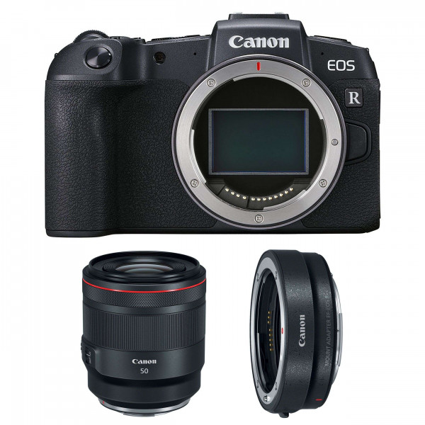Canon EOS RP + RF 50mm f/1.2L USM + Canon EF EOS R-5