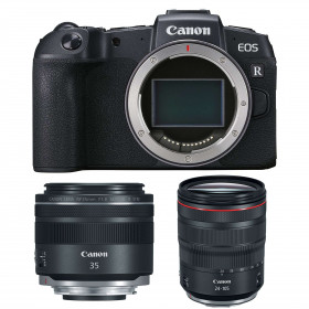 Cámara mirrorless Canon RP + RF 24-105mm f/4L IS USM + RF 35mm f/1.8 Macro IS STM-5