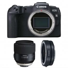 Cámara mirrorless Canon RP + Tamron SP 85mm F/1.8 Di VC USD + Canon EF R-5