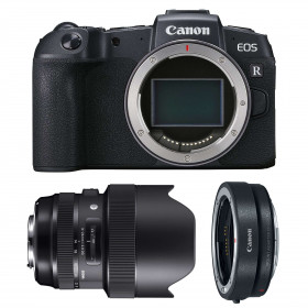 Cámara mirrorless Canon RP + Sigma 14-24mm F2.8 DG HSM Art + Canon EF R-5