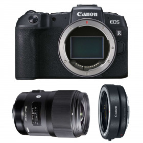 Cámara mirrorless Canon RP + Sigma 35mm F1.4 DG HSM Art + Canon EF R-5