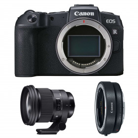 Appareil photo hybride Canon RP + Sigma 105mm F1.4 DG HSM Art + Canon EF R-5