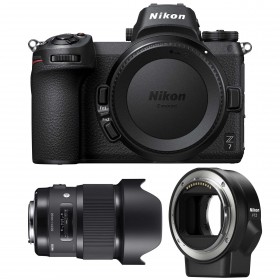 Cámara mirrorless Nikon Z7 + Sigma 20mm F1.4 DG HSM Art + Nikon FTZ-4