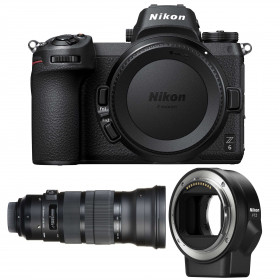 Appareil photo hybride Nikon Z6 + Sigma 120-300mm F2.8 DG OS HSM Sports + Nikon FTZ-5