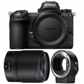 Cámara mirrorless Nikon Z7 + NIKKOR Z 35mm f/1.8 S + Nikon FTZ-4