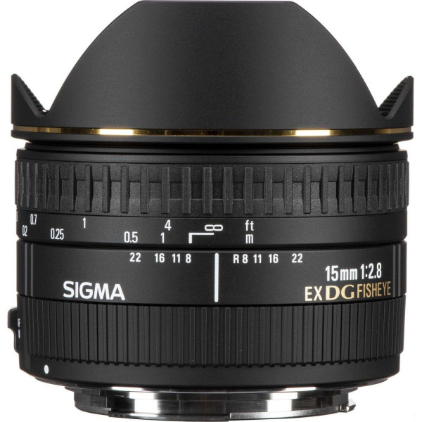 Objectif Sigma 15mm F2.8 EX DG Diagonal Fisheye Nikon-6