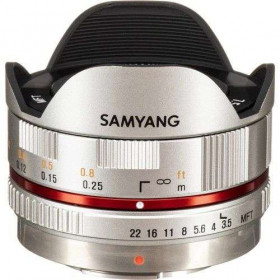 Samyang 7.5mm 1:3.5 UMC Fish-eye MFT Silver (M3/4)-1