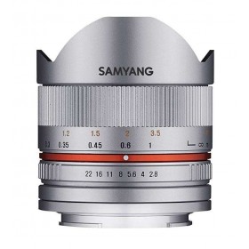 Samyang 8mm f2.8 UMC Fish-Eye CS II Sony E Plata - Objetivo Samyang-3