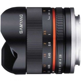 Objetivo Samyang 8mm F/2.8 UMC fisheye II Canon M Negro-2