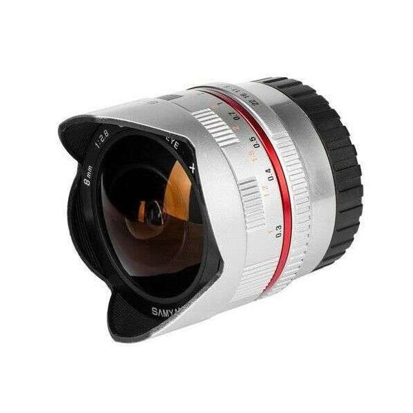 Samyang 8mm f2.8 UMC Fish-Eye CS II Fujifilm X Plata - Objetivo Samyang-4