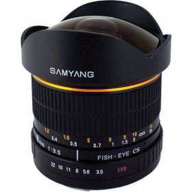 Objectif Samyang 8mm F3.5 Fish-eye CS II Sony E Noir-3