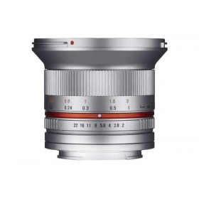 Samyang 12mm F2.0 NCS CS Sony E Silver - Objectif photo-1