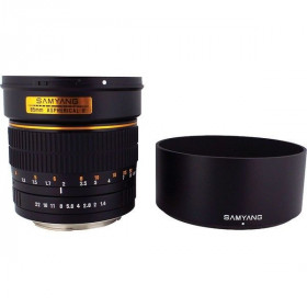 Samyang 85mm F1.4 AS IF Canon Noir - Objectif photo-1