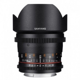 Samyang 10mm T3.1 ED AS NCS CS II VDSLR Canon Negro - Objetivo Samyang-2