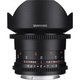 Samyang 14mm T3.1 ED AS IF UMC VDSLR II Nikon Negro - Objetivo Samyang-4