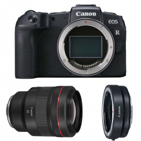Cámara mirrorless Canon RP + RF 85mm f/1,2L USM + Canon EF R-5