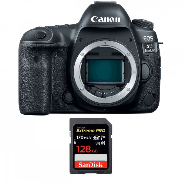 Canon EOS 5D Mark IV Body + SanDisk 128GB Extreme PRO UHS-I SDXC 170 MB/s-1