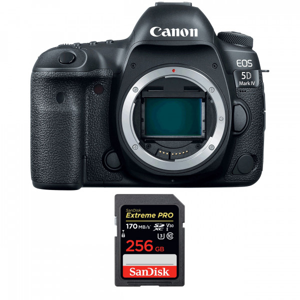 Appareil photo Reflex Canon 5D Mark IV Nu + SanDisk 256GB Extreme PRO UHS-I SDXC 170 MB/s-1