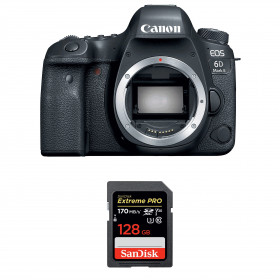 Cámara Canon 6D Mark II Cuerpo + SanDisk 128GB Extreme PRO UHS-I SDXC 170 MB/s-1