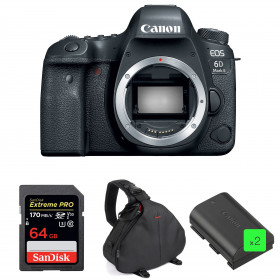 Canon 6D Mark II Nu + SanDisk 64GB Extreme PRO UHS-I SDXC 170 MB/s + Canon LP-E6N + Sac - Appareil photo Reflex-1