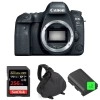 Canon EOS 6D Mark II Body + SanDisk 256GB Extreme PRO UHS-I SDXC 170 MB/s + 2 Canon LP-E6N + Bag|MCZ DIRECT