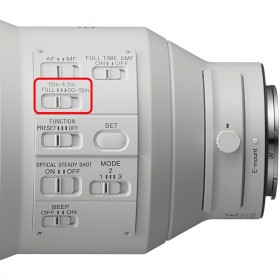 Sony FE 600mm f/4 GM OSS - Detalle tecnico Sony FE 600mm f/4 GM OSS - Detalle tecnico