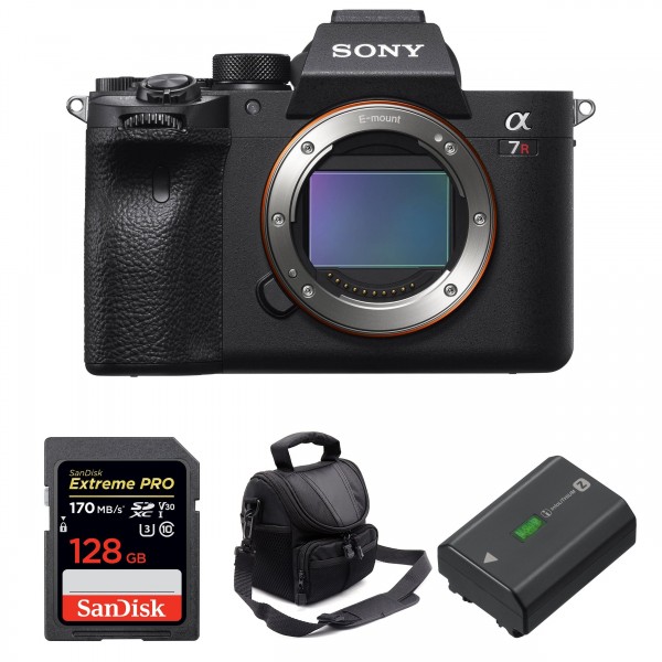 Sony A7R IV Nu + SanDisk 128GB Extreme PRO UHS-I SDXC 170 MB/s + Sony NP-FZ100 + Sac - Appareil Photo Hybride-1