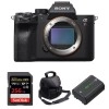 Sony Alpha 7R IV Body + SanDisk 256GB Extreme PRO UHS-I SDXC 170 MB/s + Sony NP-FZ100 + Bag - Mirrorless camera|MCZ DIRECT