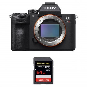 Appareil photo hybride Sony A7R III Nu + SanDisk 64GB Extreme PRO UHS-I SDXC 170 MB/s-1